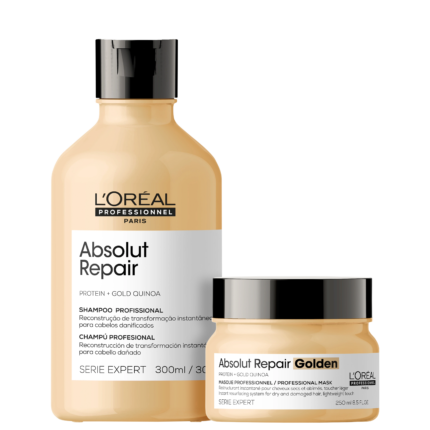 Kit L'Oréal Professionnel Serie Expert Absolut Repair Gold Quinoa + Protein Golden Lightweight (2 produtos)