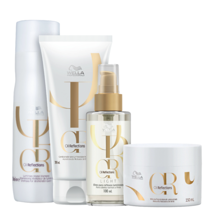 Kit Wella Professionals Oil Reflections Light (4 Produtos)