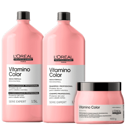 Kit L'Oréal Professionnel Serie Expert Vitamino Color Salon Trio (3 Produtos)