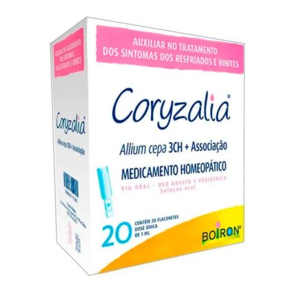 Coryzalia Allium Cepa 3CH + Associações solução oral 20 flaconetes