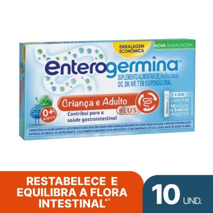 Enterogermina Plus 10 Frascos 5ml cada