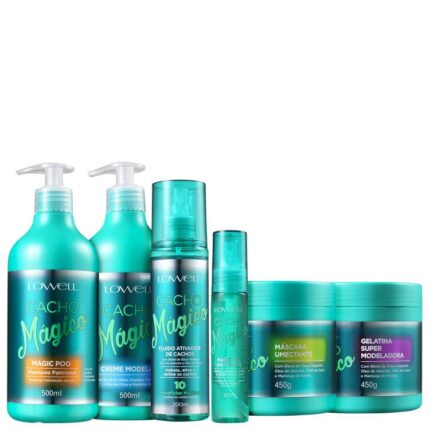 Kit Lowell Cacho Mágico Full (6 Produtos)
